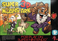 Super 3D Noah's Ark Super Nintendo  box art